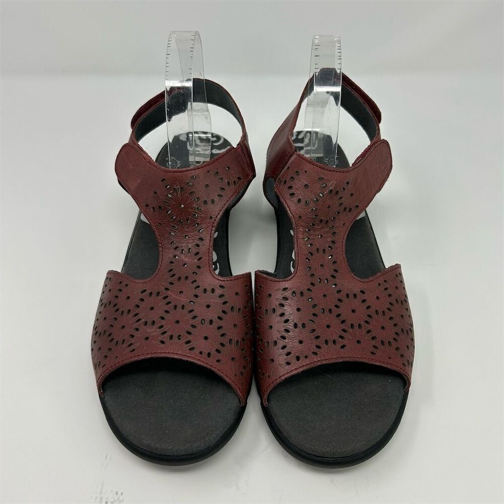 Propet Winnie Red Slingback Sandals Size 11 X2E (Extra Wide) Casual Comfort - Picture 4 of 13